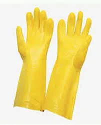 Pvc Cotton Lined Hand Gloves-(Pack of-5)