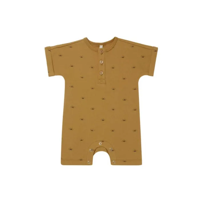 Quincy Mae S/S Romper - Suns