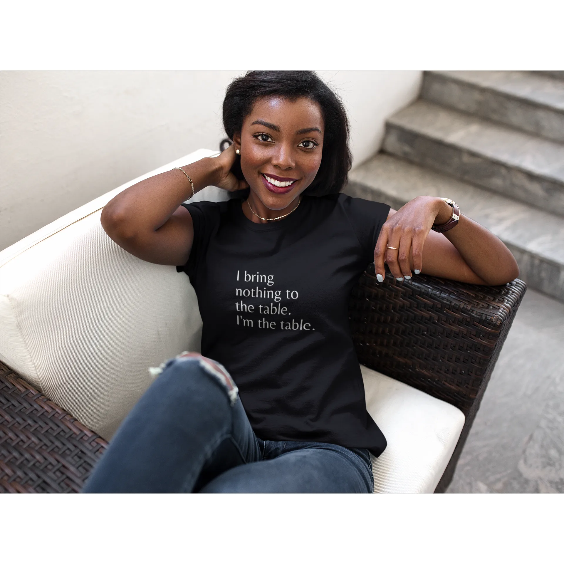 "I am the table" shirt - Girl Power Shirt