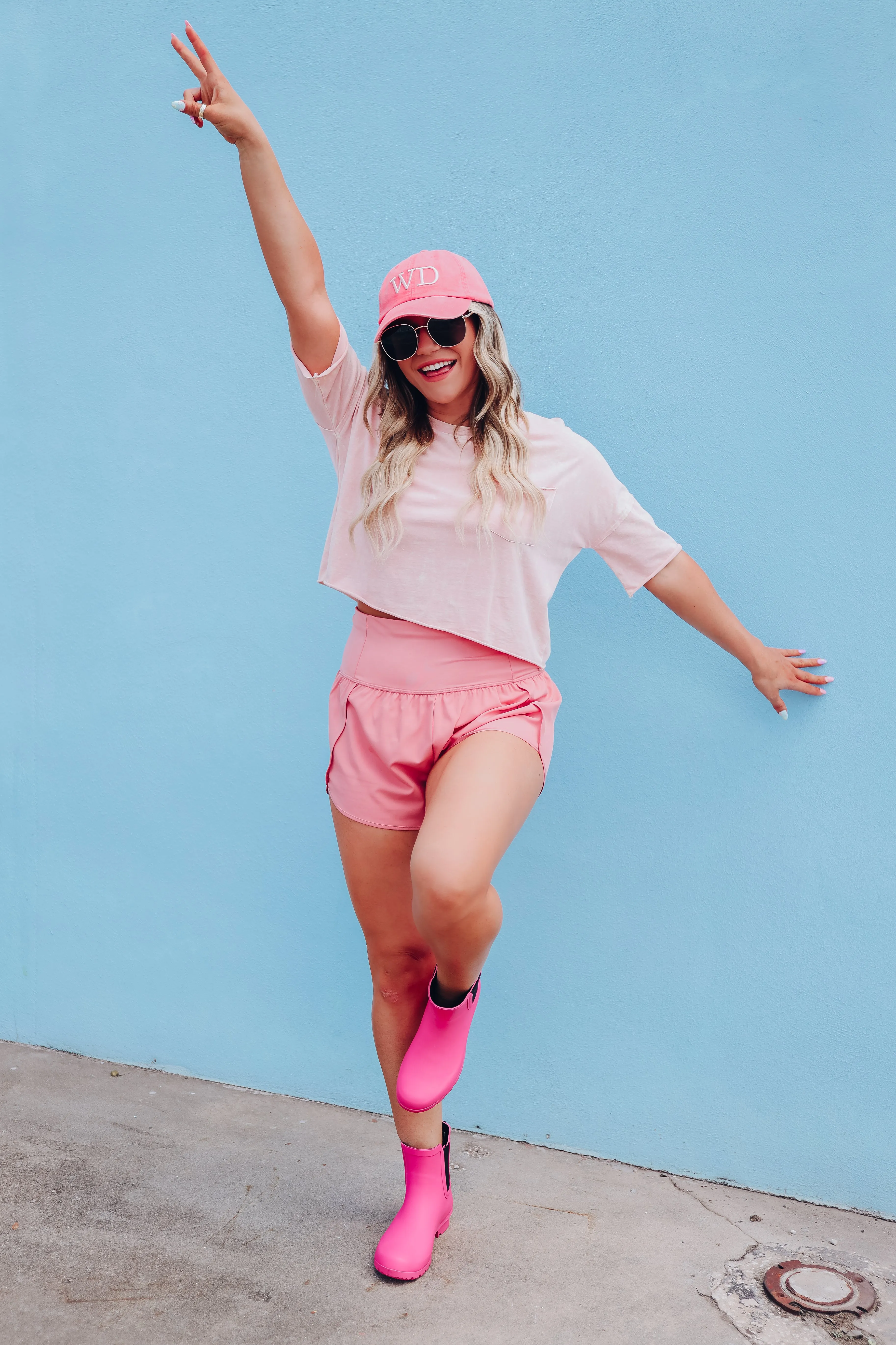 Redefining Style Casual Crop Top - Pastel Peach