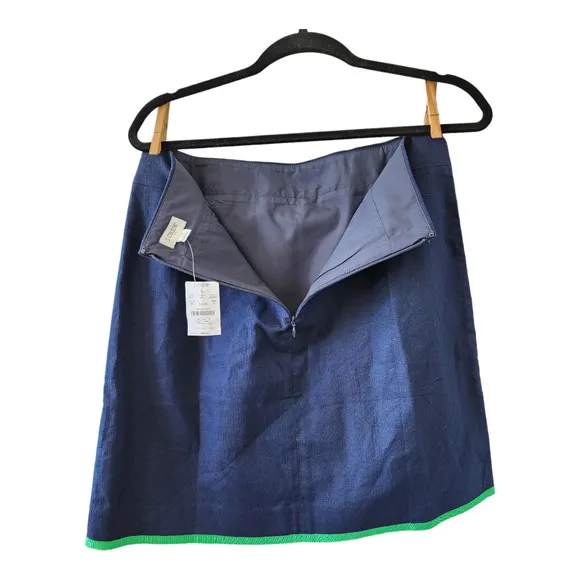 Reimagined by J. Crew (Factory) Tipped Skirt in Basketweave Size 10