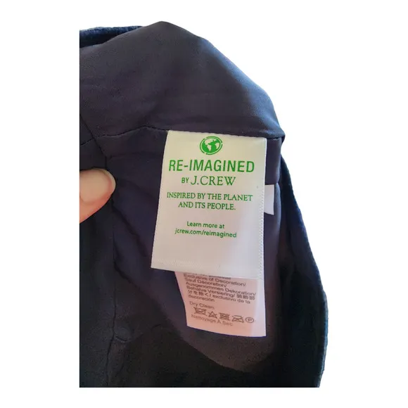 Reimagined by J. Crew (Factory) Tipped Skirt in Basketweave Size 10