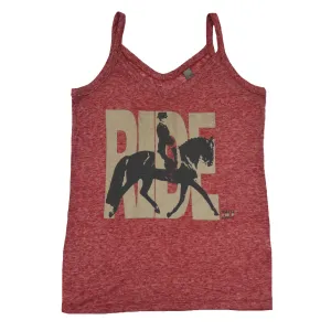 Ride Dressage Tank Red