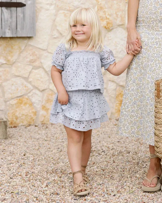 RYLEE   CRU Milan Blouse || Light Blue