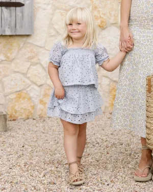 RYLEE   CRU Milan Blouse || Light Blue