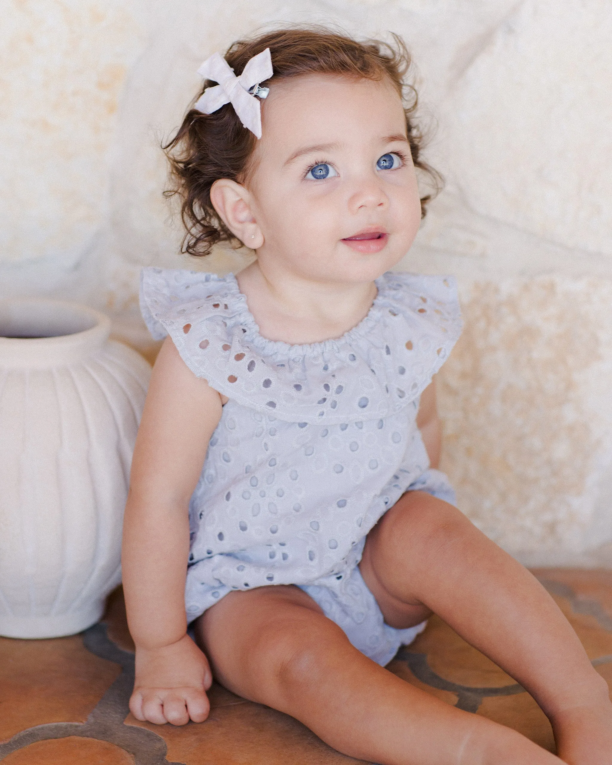 RYLEE   CRU Myla Romper || Light Blue