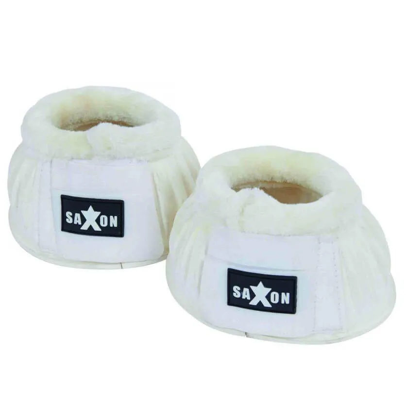 Saxon Fleece Trim Rubber Bell Boots