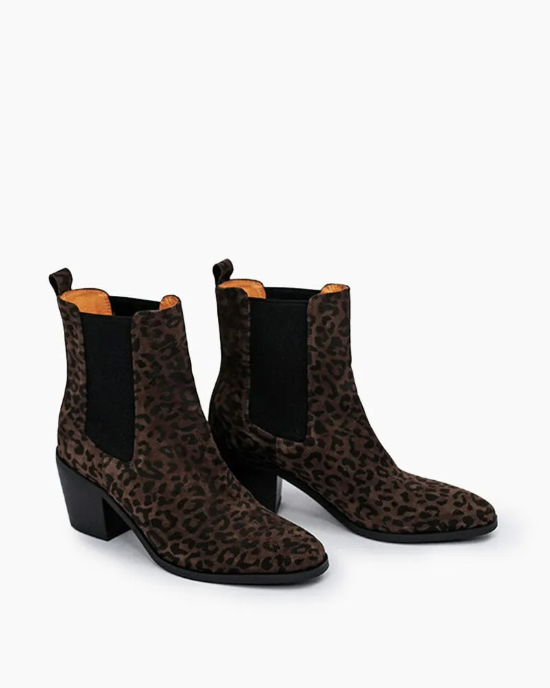 Soft Suede Leather Ankle Boots