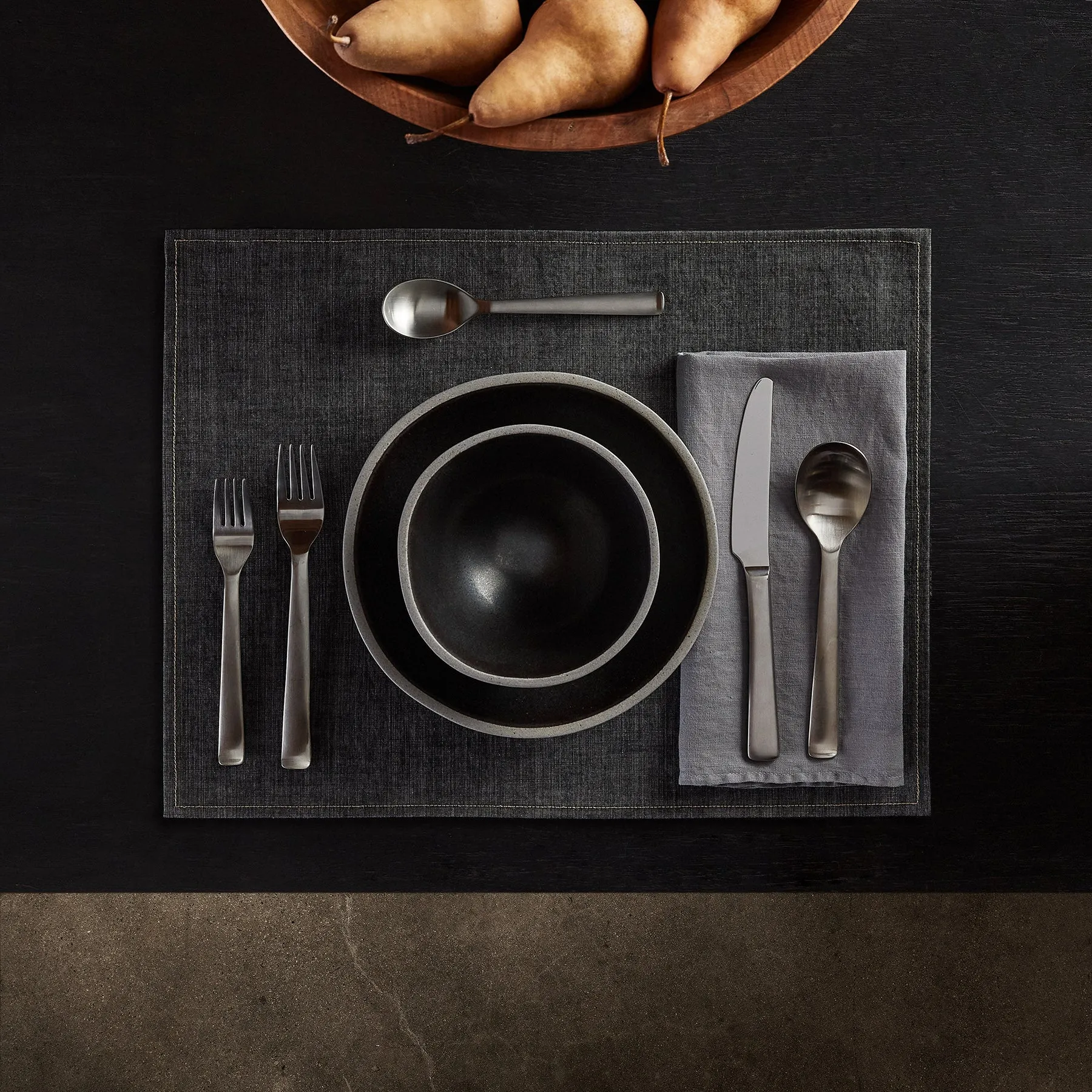 Solid Linen Table Napkin - Breeze