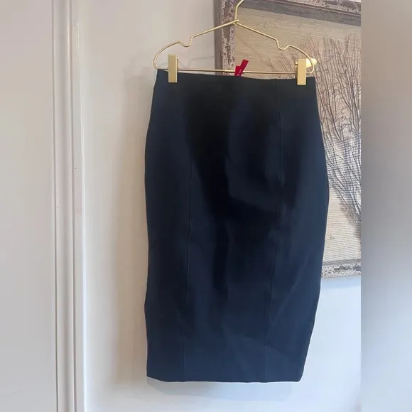 Spanx Perfect Black Ponte Pencil Skirt Size XS