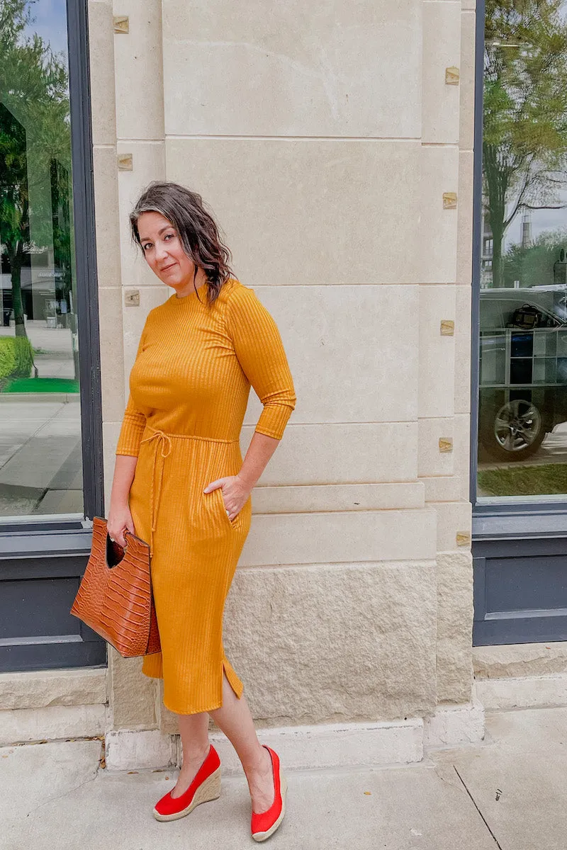 Stella Dress (Mustard)