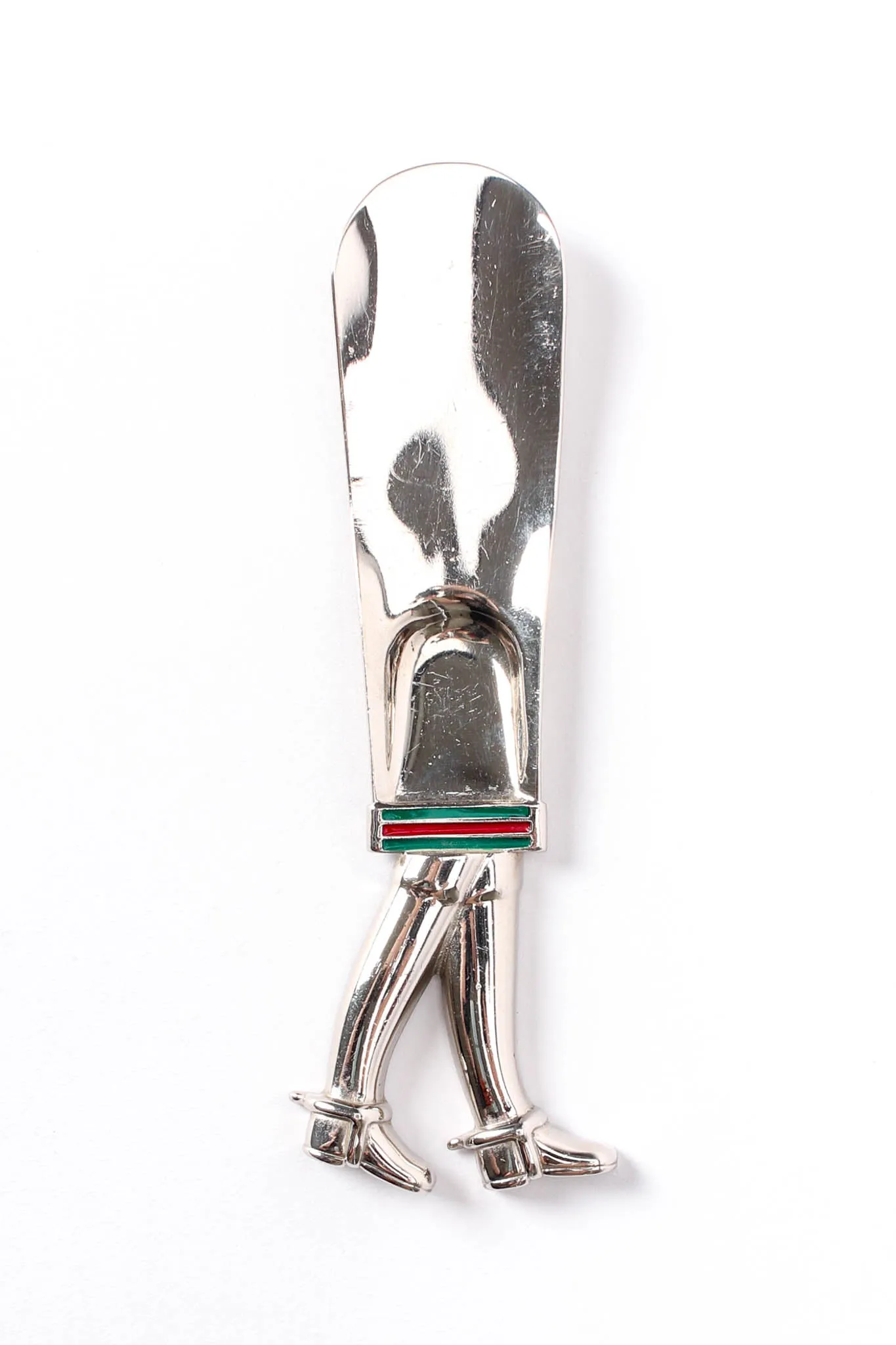 Striped Riding Boot Shoe Horn