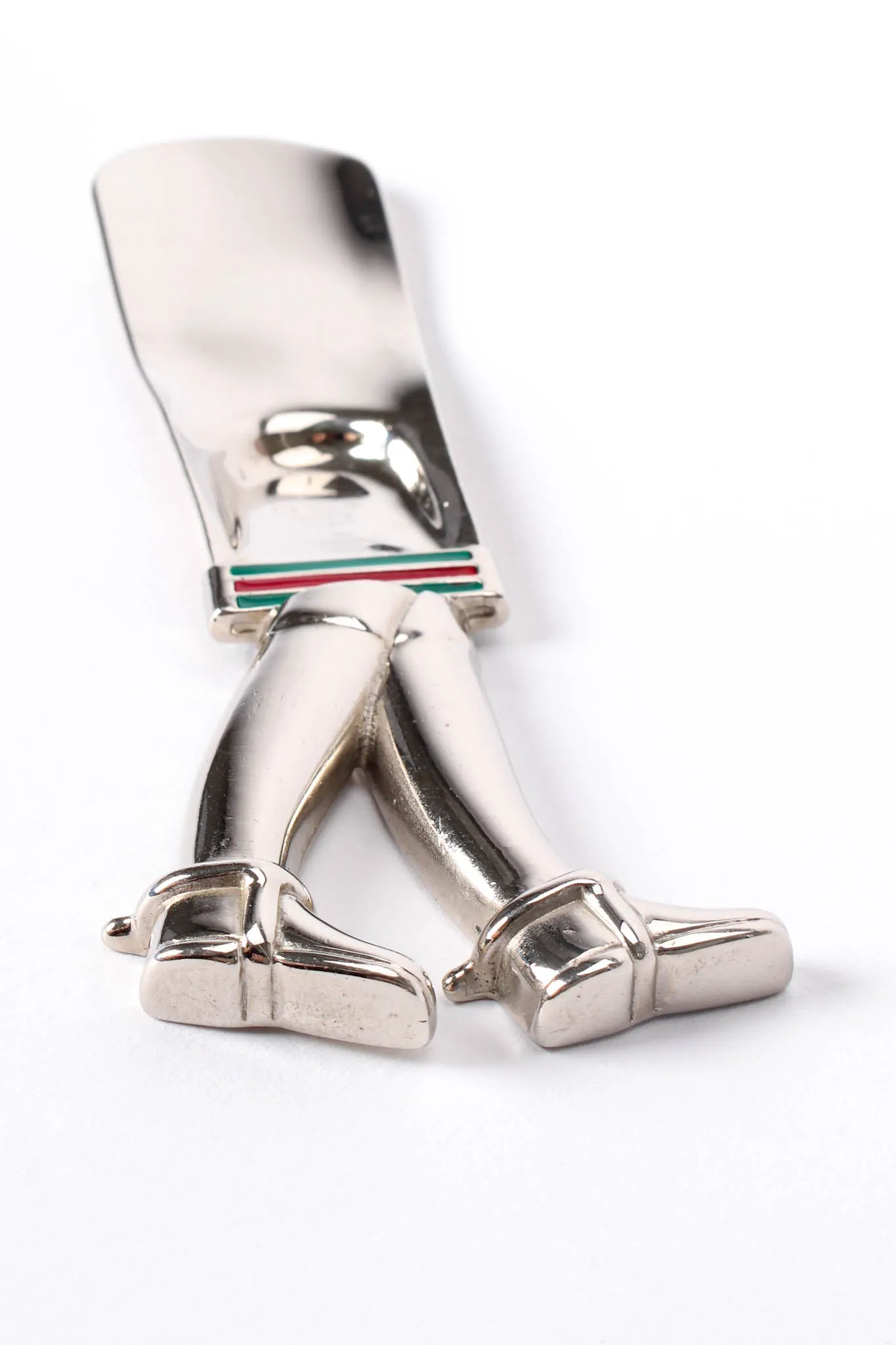 Striped Riding Boot Shoe Horn