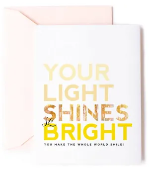 Summer Light Shines Bright Sweet Greeting Card