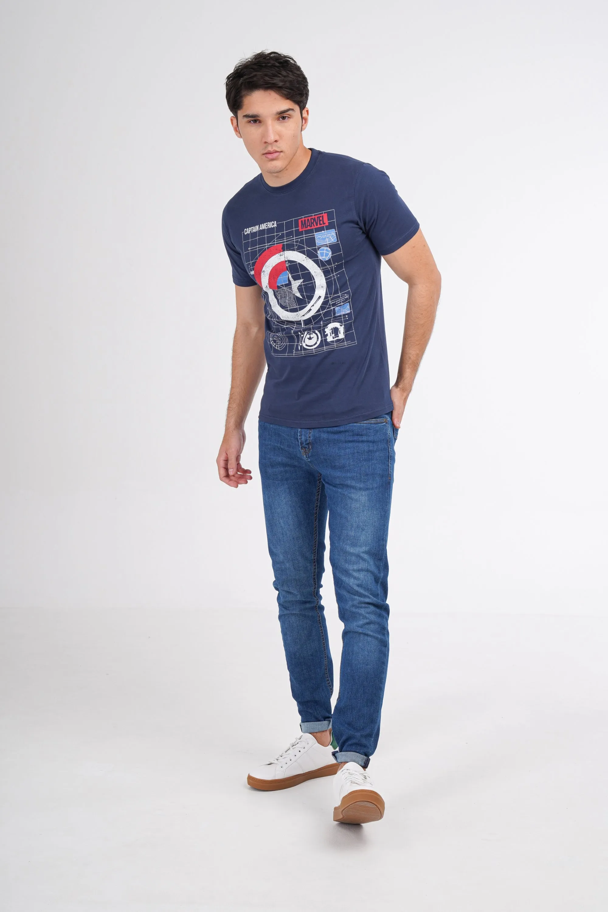 Teal Half Sleeve T-Shirt