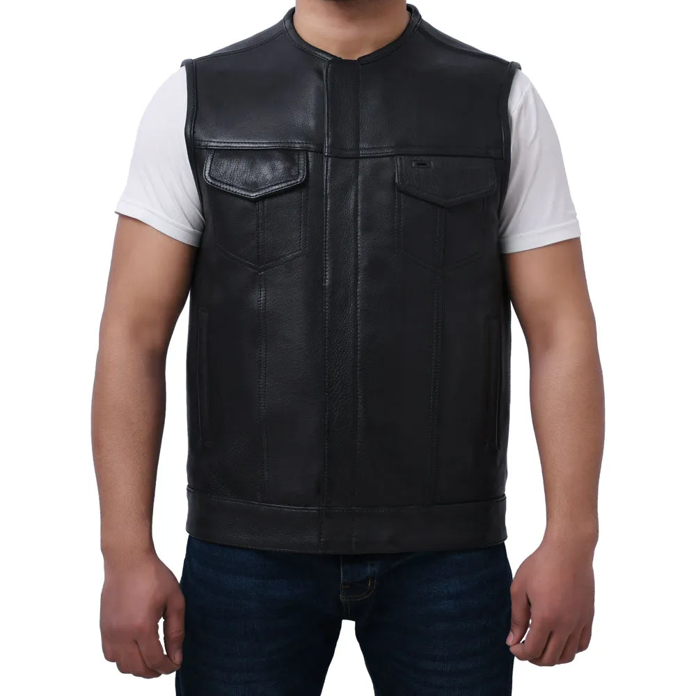 TENET - Motorcycle Leather Vest