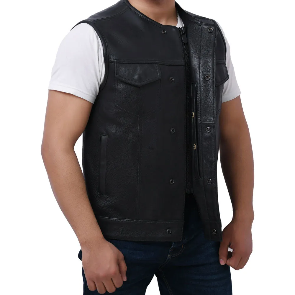TENET - Motorcycle Leather Vest