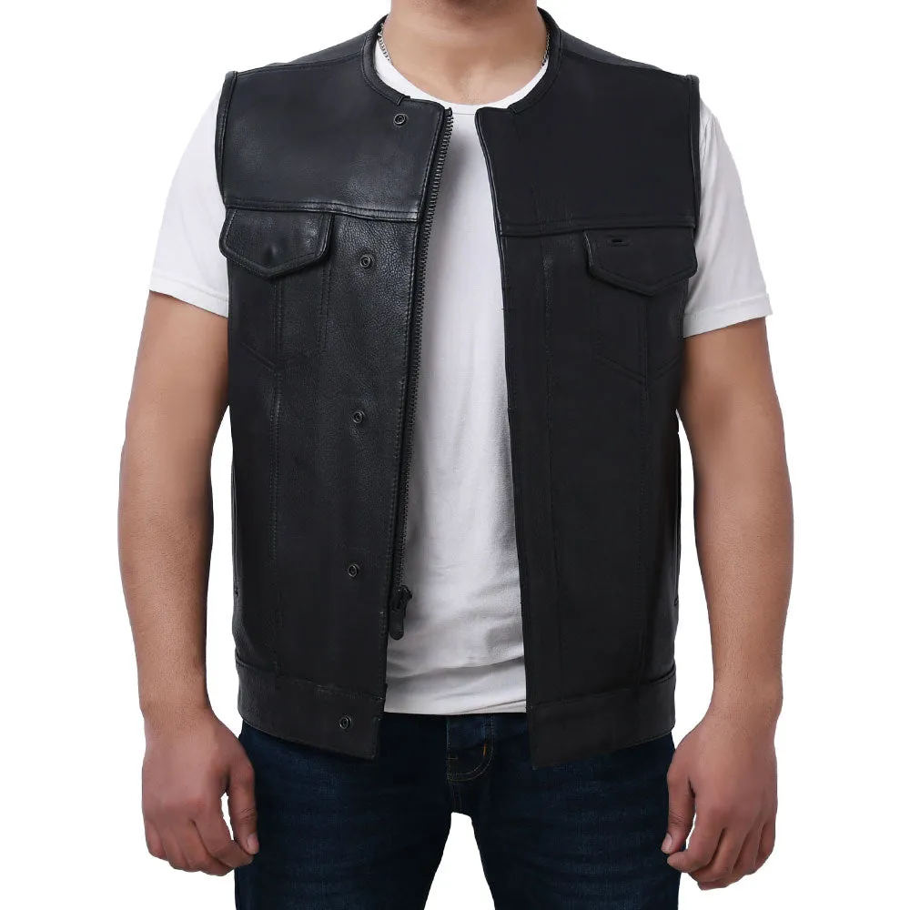 TENET - Motorcycle Leather Vest