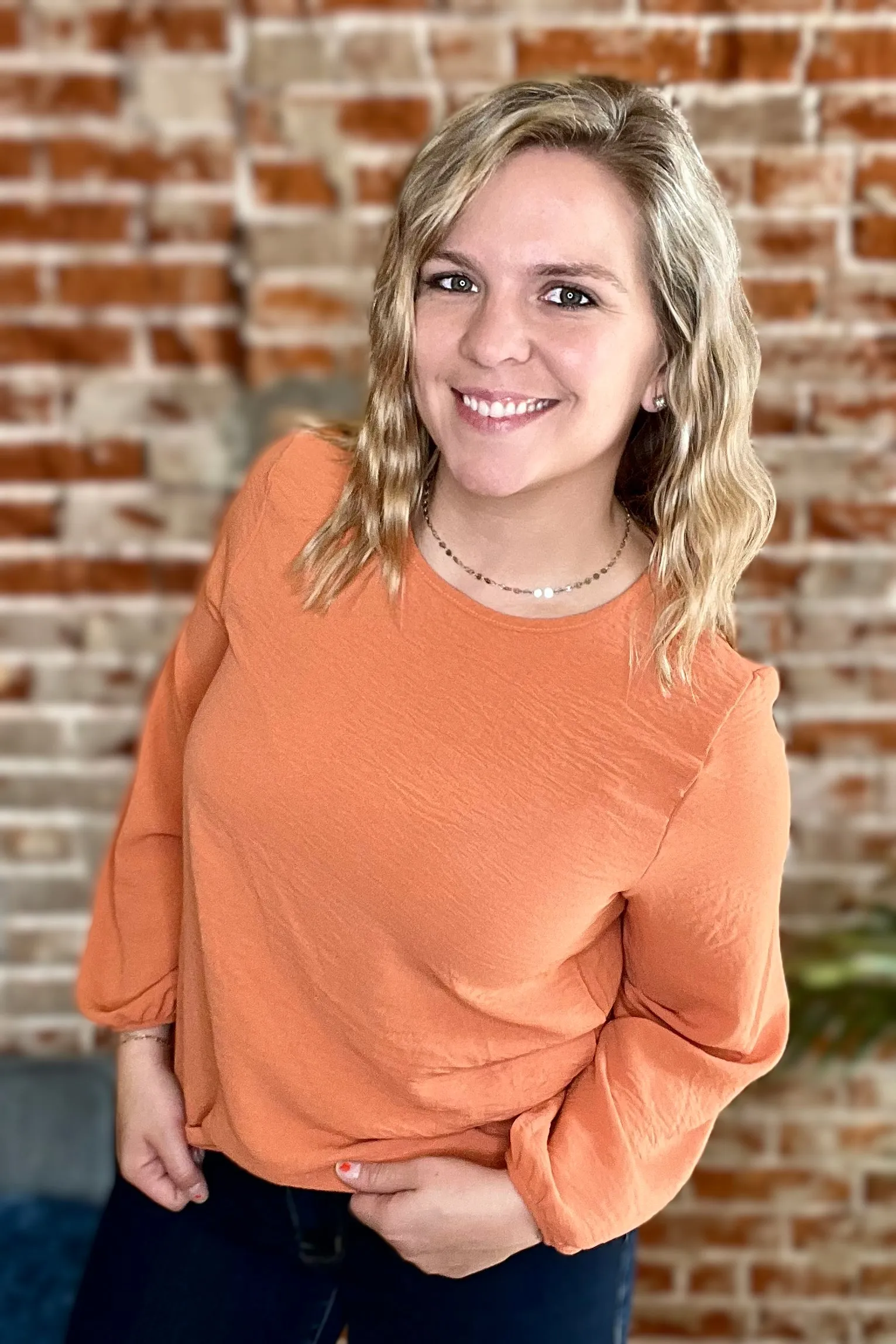 Textured Bell Sleeve Tunic