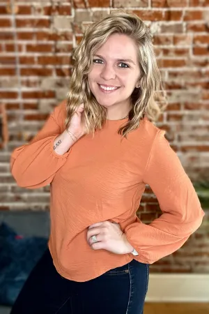 Textured Bell Sleeve Tunic