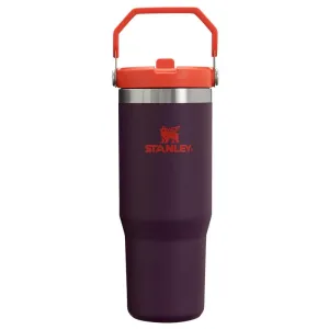 The 30oz IceFlow Flip Straw Tumbler in Plum
