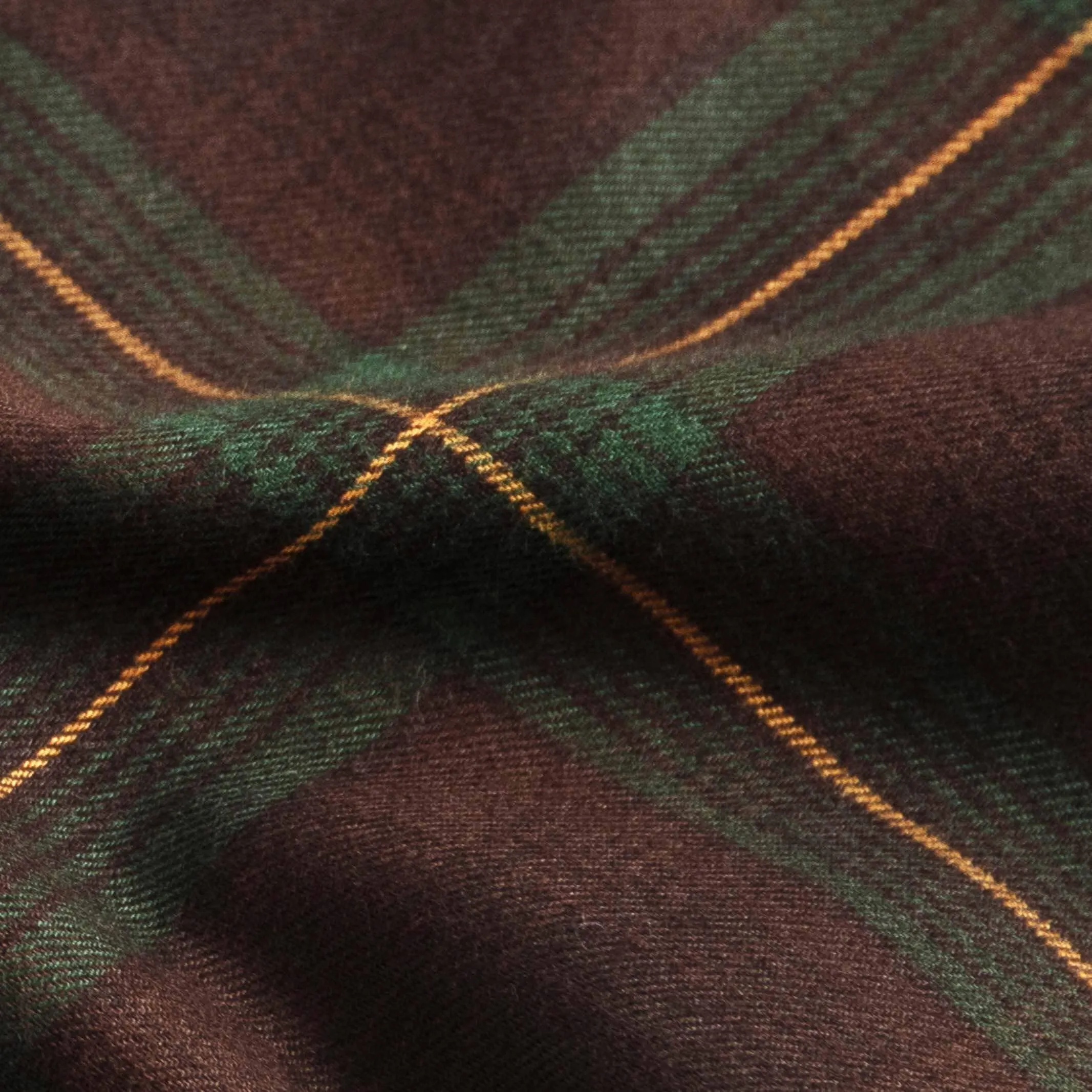 The Dark Brown Woodly Plaid Custom Shirt