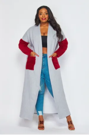 The Fleece with Fur Cardigan