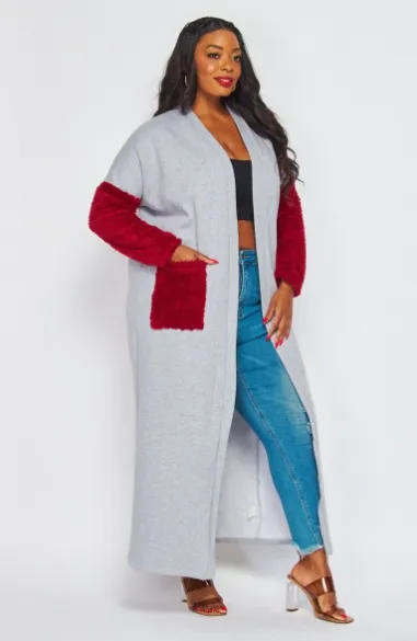 The Fleece with Fur Cardigan
