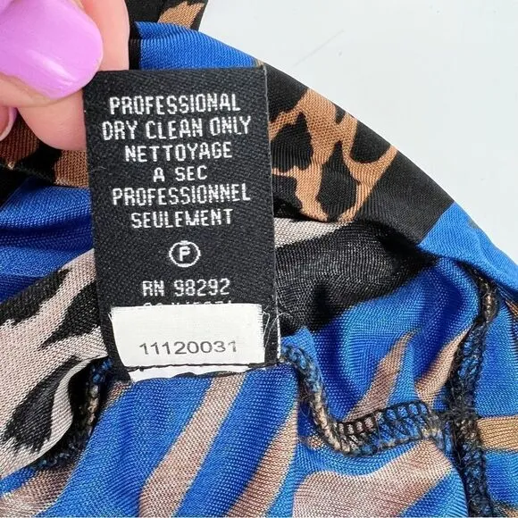 Tibi Multicolor Midi Skirt Silk Blend XS