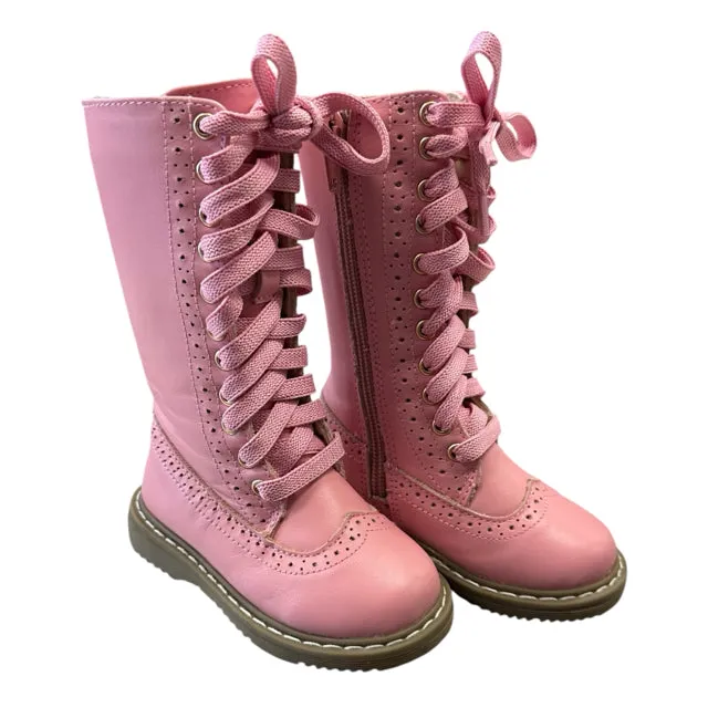 Tiny Toes Nation Girl's Pink Knee High BOOTS Size 5