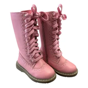 Tiny Toes Nation Girl's Pink Knee High BOOTS Size 5