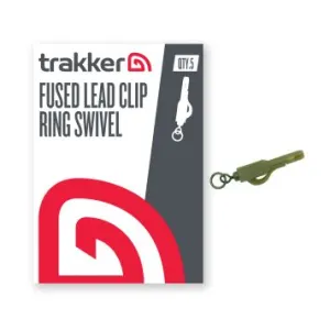 Trakker Fused Lead Clips Ring Swivel