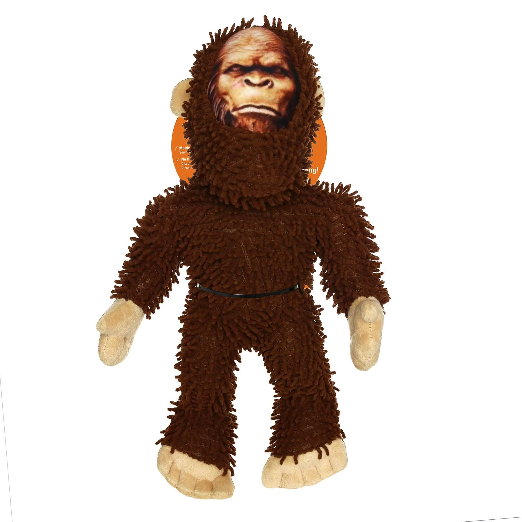 Tuffy Dog Toys - VIP Products - Mighty Micro Bigfoot, Durable, Squeaky Dog Toy