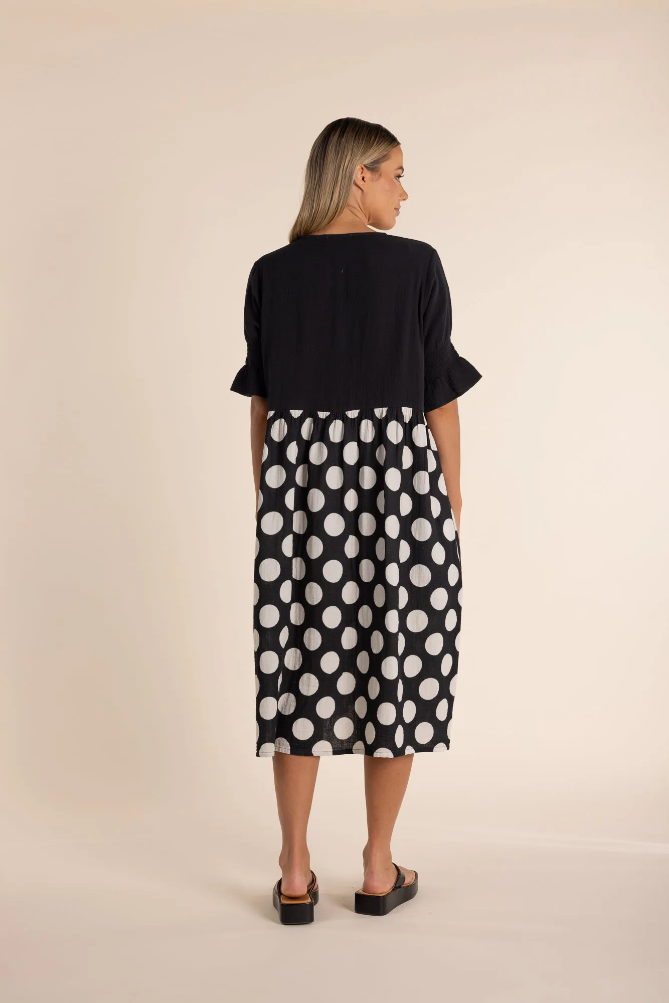Two T's spot dress