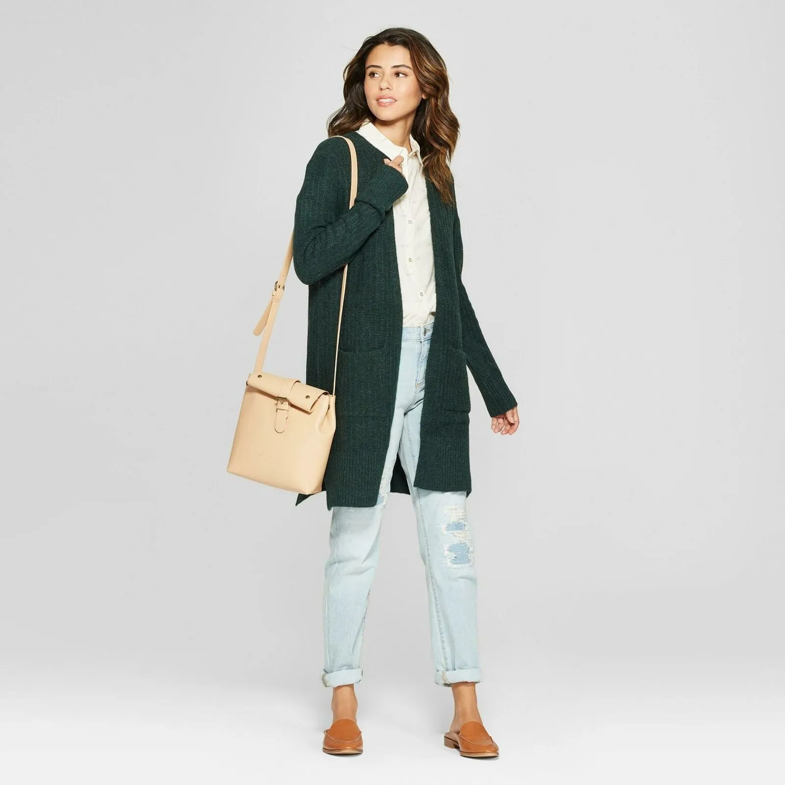 Universal Thread Women's Duster Open Cardigan Sweater