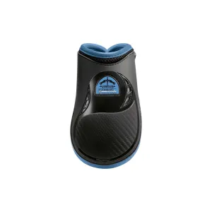 Veredus Carbon Gel Vento Rear Leg Fetlock Boot - Double Ventilation - Black/Light Blue