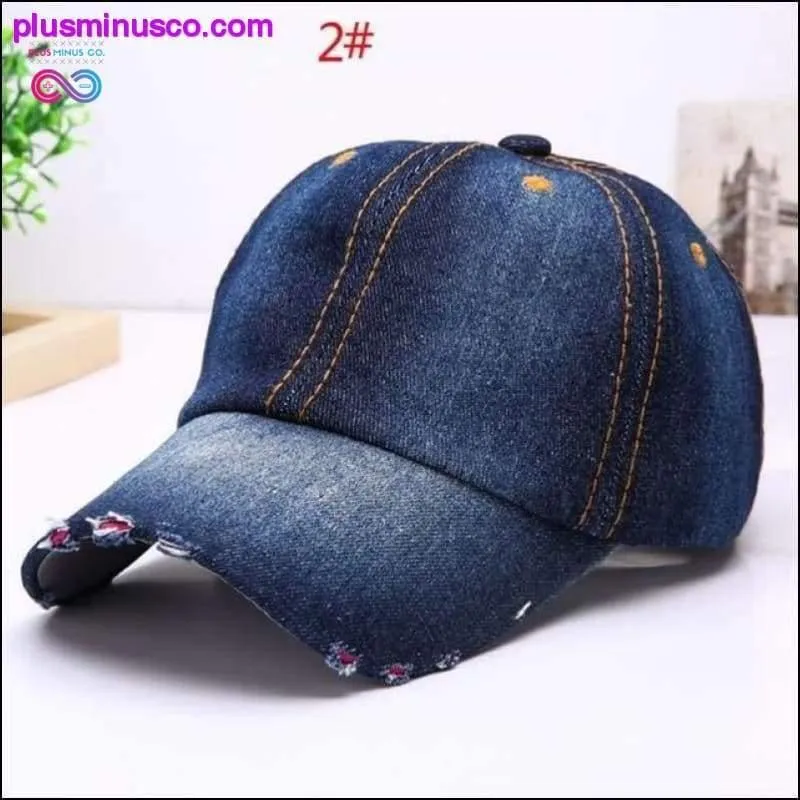 Vintage Cowboy Baseball Cap Female Male Adjustable Fashion