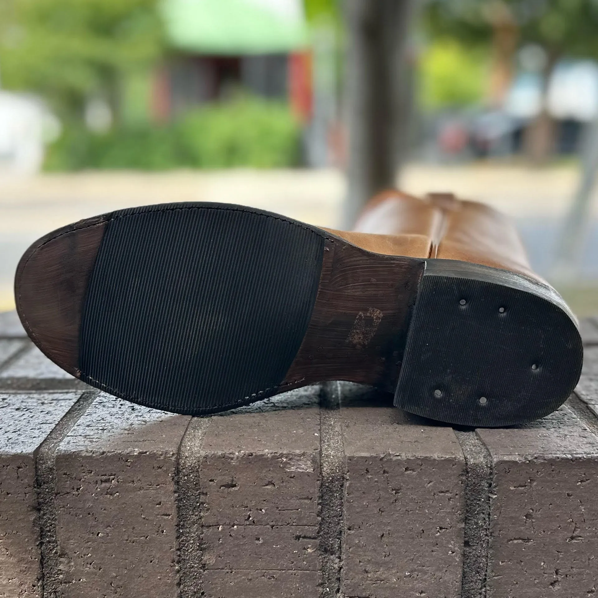 Vintage Light Cognac Old Town Roper