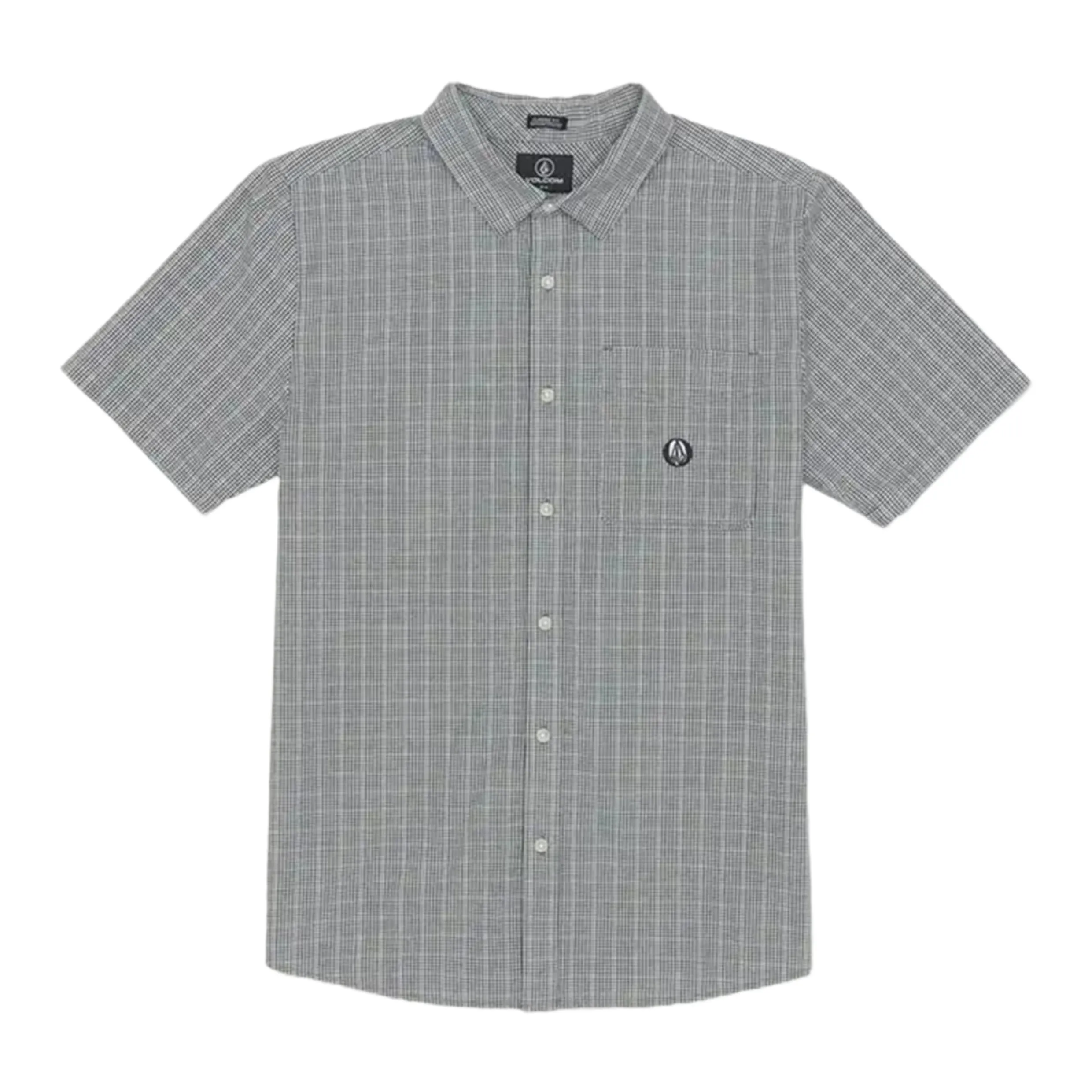 VOLCOM MENS LONSDALE DRESS SHIRT SHORT SLEEVE