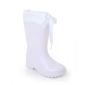 White Bow Welly