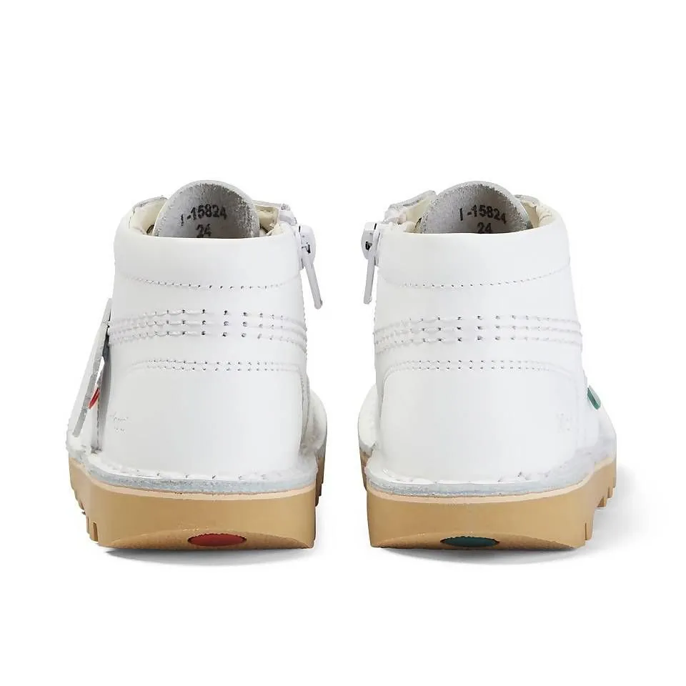 White Kicker Boots