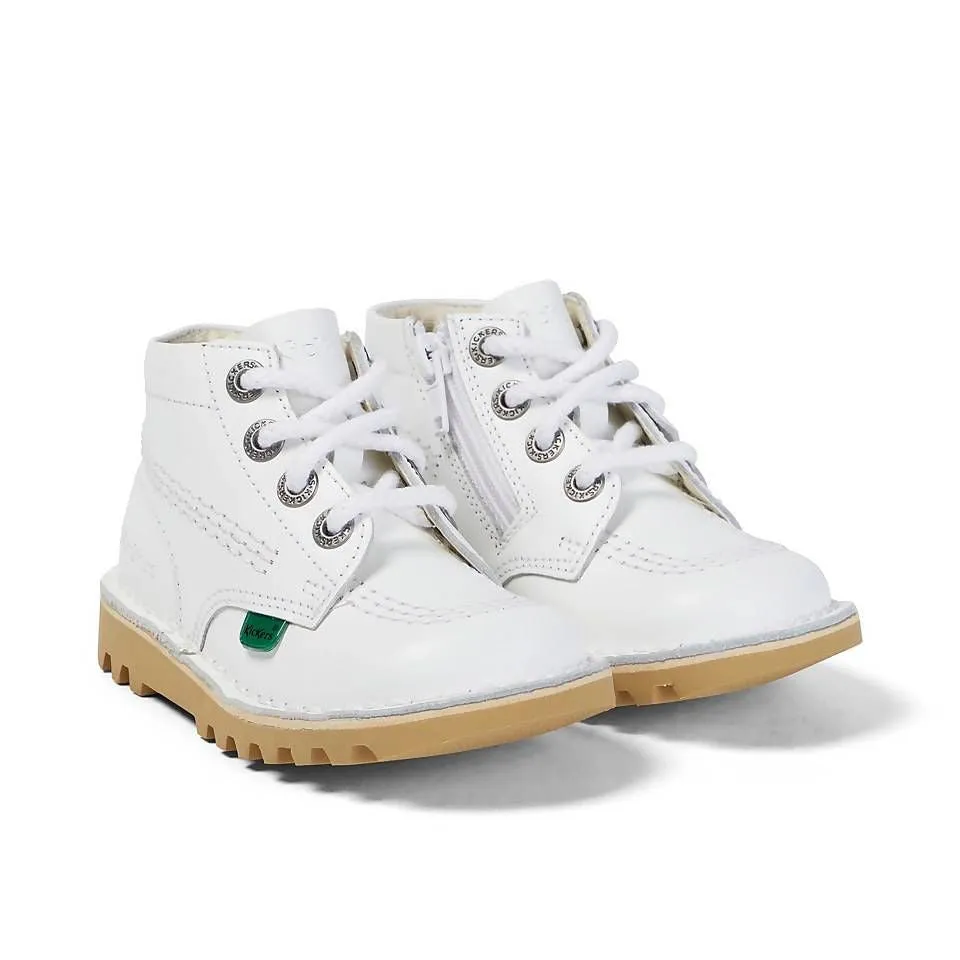 White Kicker Boots