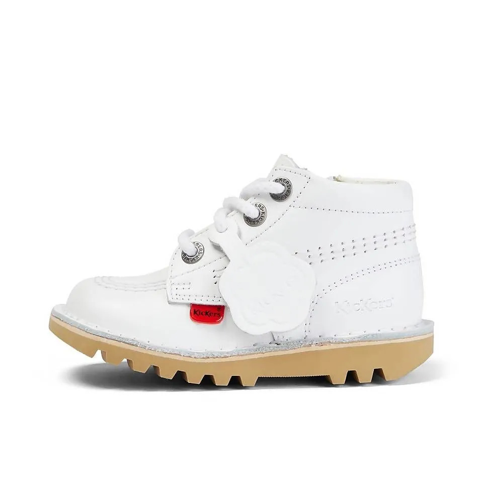 White Kicker Boots