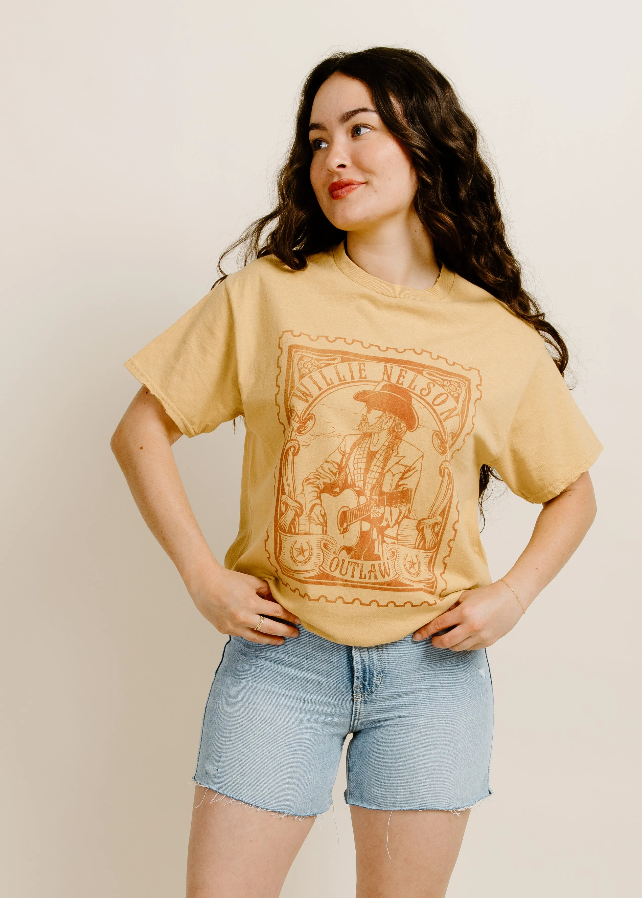 Willie Nelson Stamp Graphic Tee