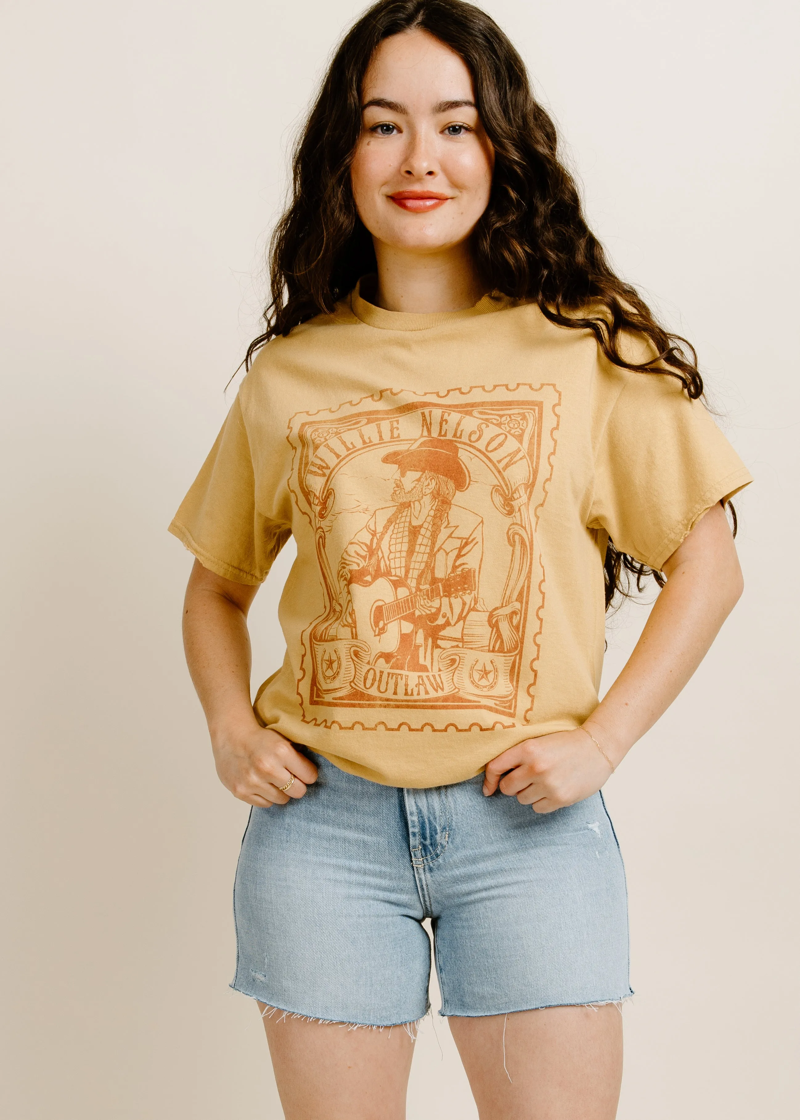 Willie Nelson Stamp Graphic Tee