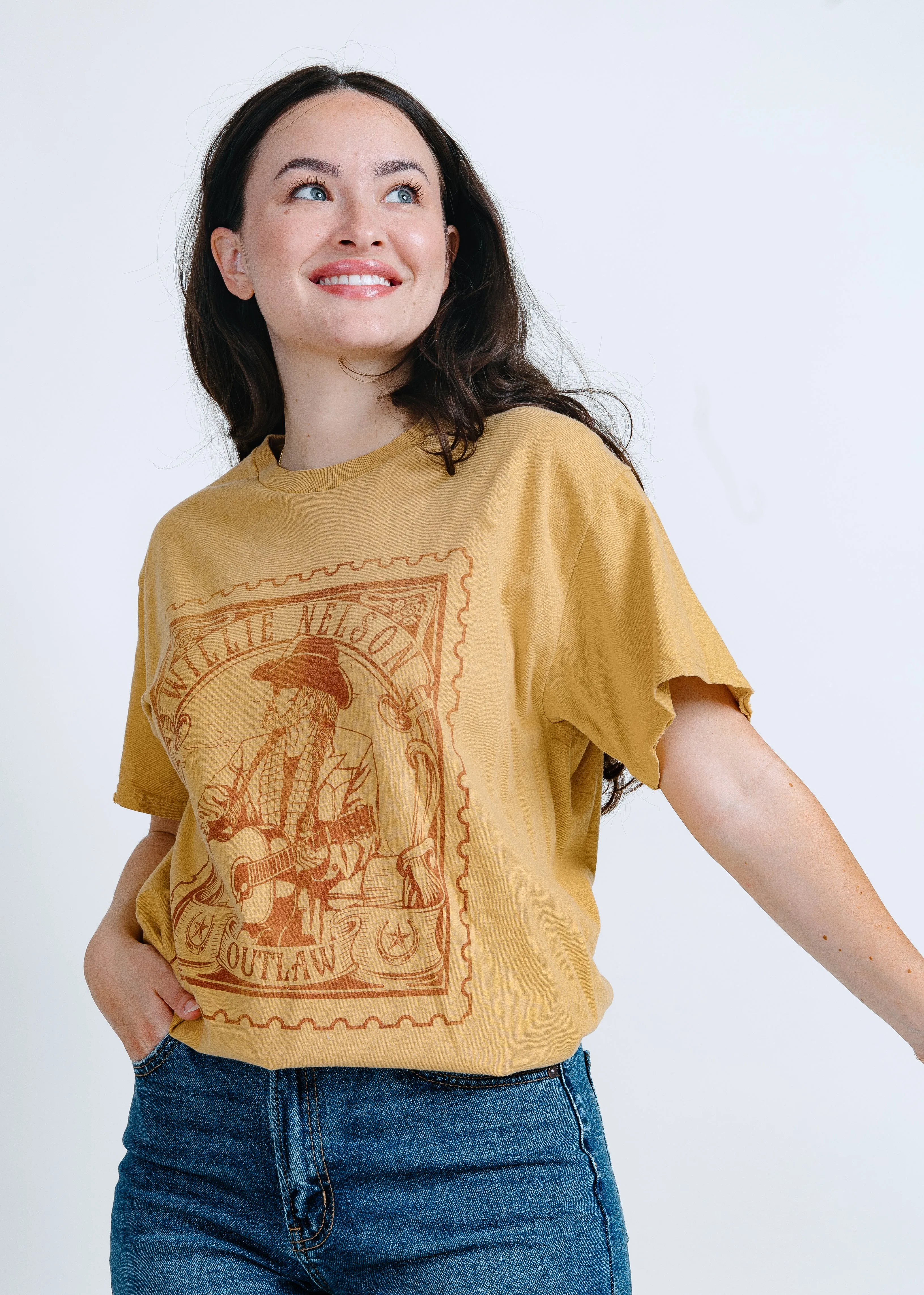 Willie Nelson Stamp Graphic Tee
