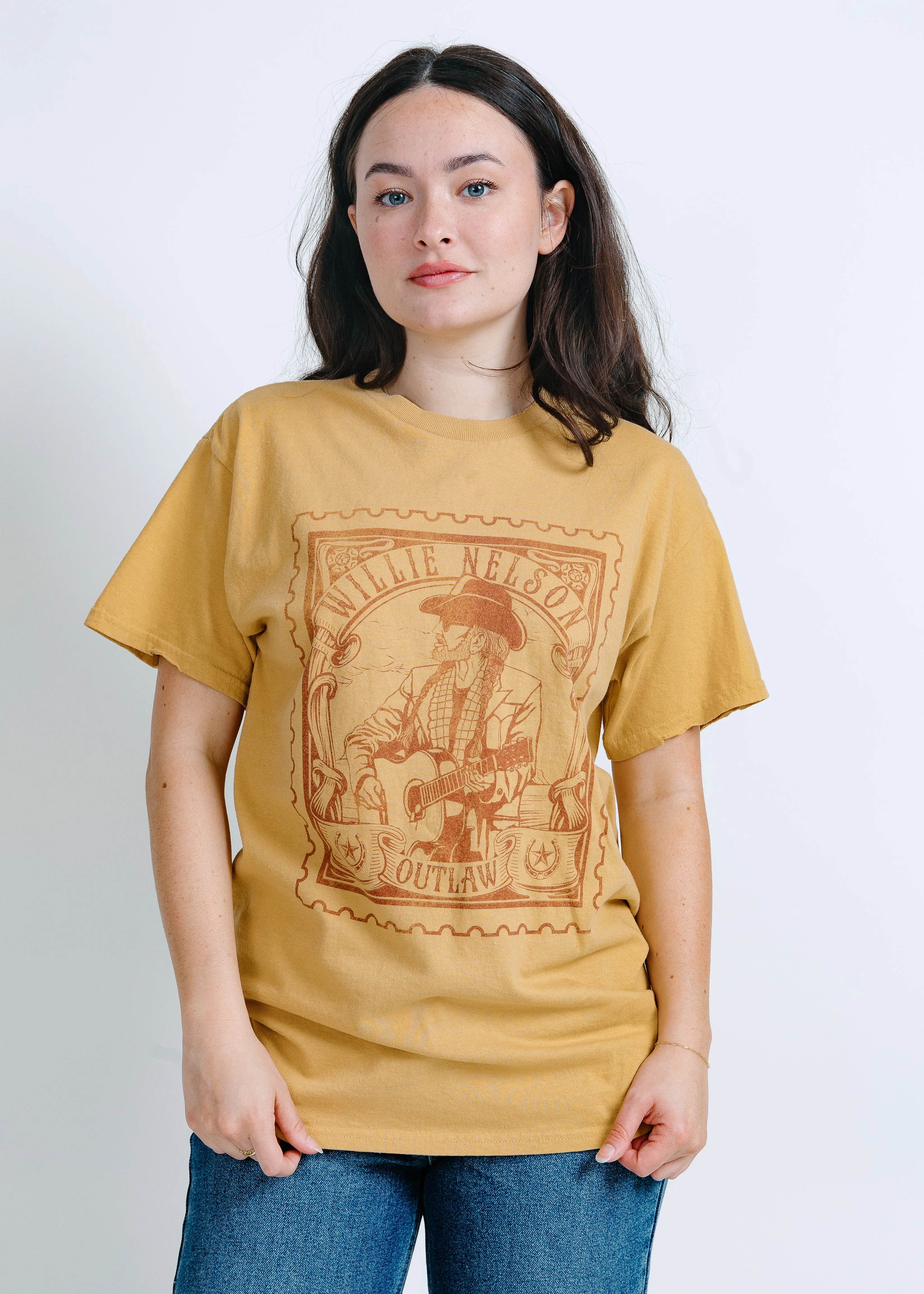 Willie Nelson Stamp Graphic Tee