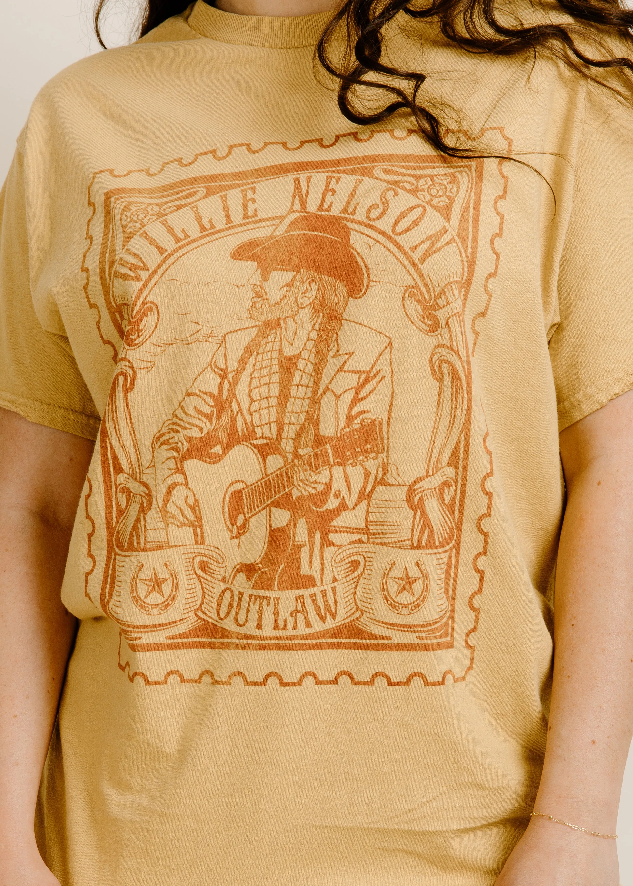 Willie Nelson Stamp Graphic Tee