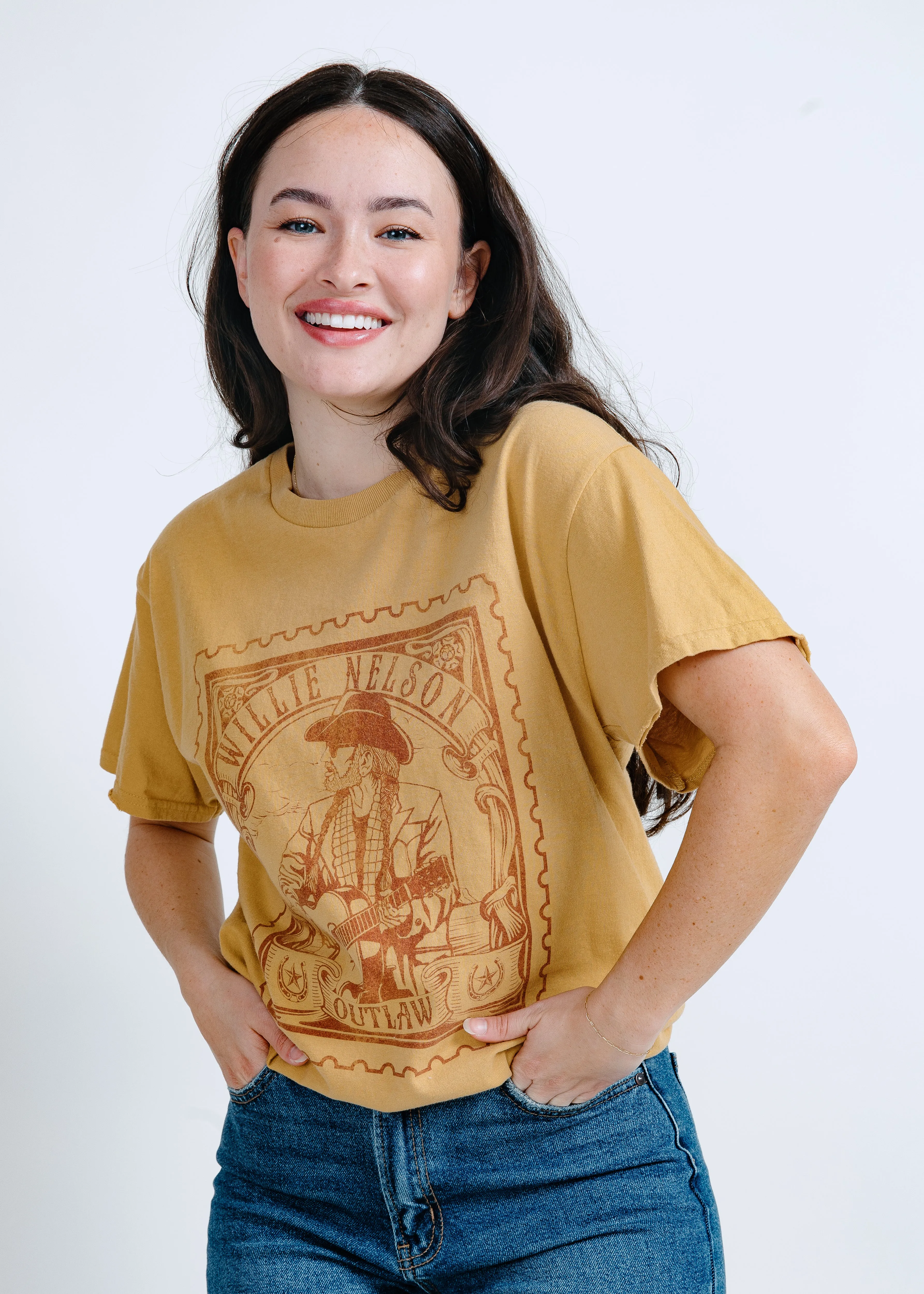 Willie Nelson Stamp Graphic Tee