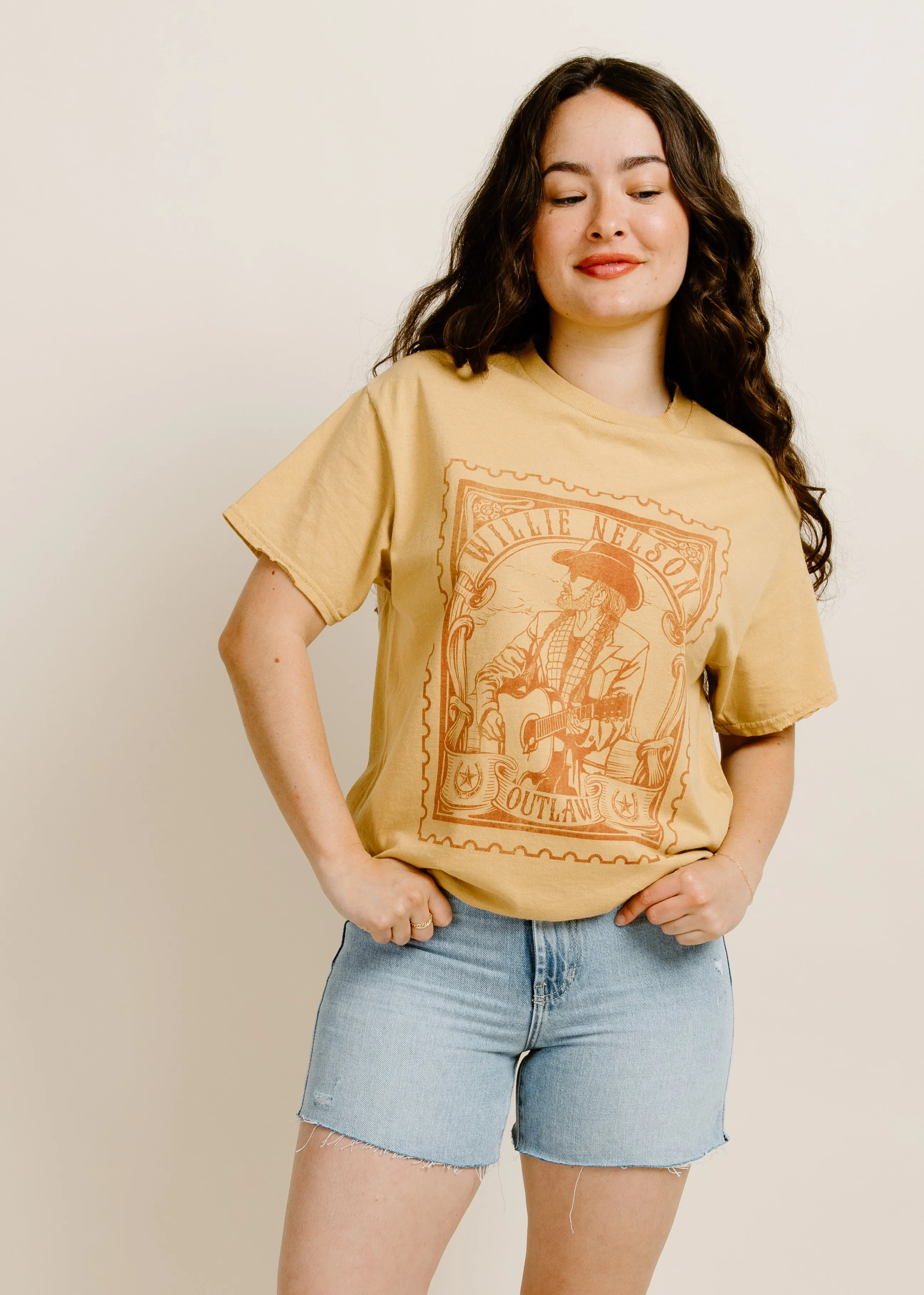 Willie Nelson Stamp Graphic Tee